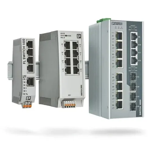 Industrial unmanaged and managed Ethernet switches